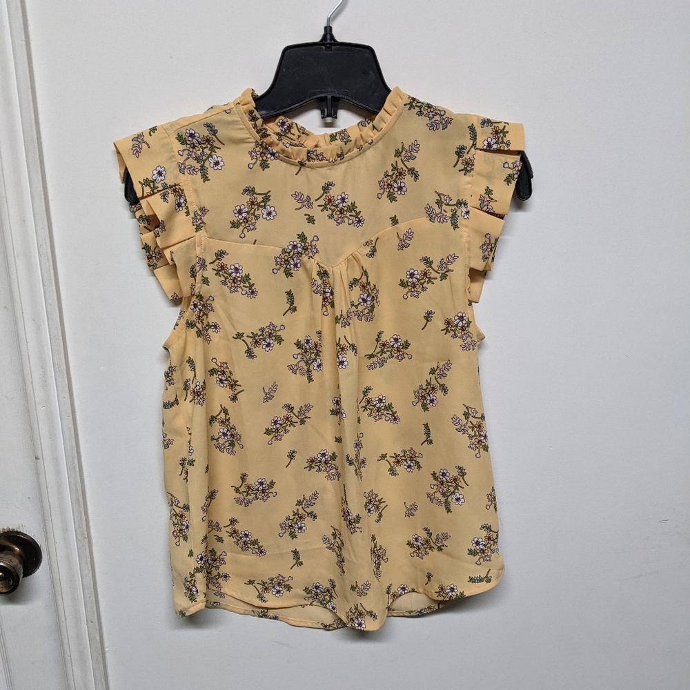NWOT Printed Blouse
